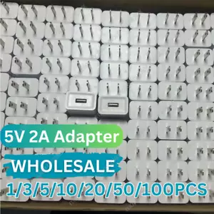 Wholesale USB Wall Charger Block QC Port Cube Plug Power Charging Adapter Brick - Picture 1 of 14