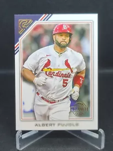 2022 Topps Gallery - Private Issue #181 Albert Pujols /250 - Picture 1 of 2