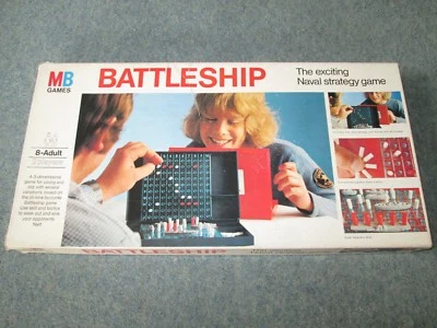 Vintage Battleship Board Game by MB Games 1975 Version Naval Strategy Game - Image 1 of 4