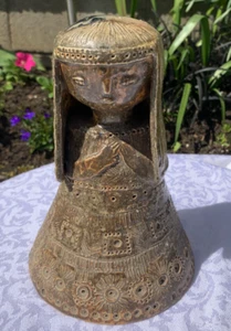 RARE JACQUELINE LERAT 1968 BOUQUETIERE STUDIO POTTERY BOURGES DM60 FRANCE - Picture 1 of 16