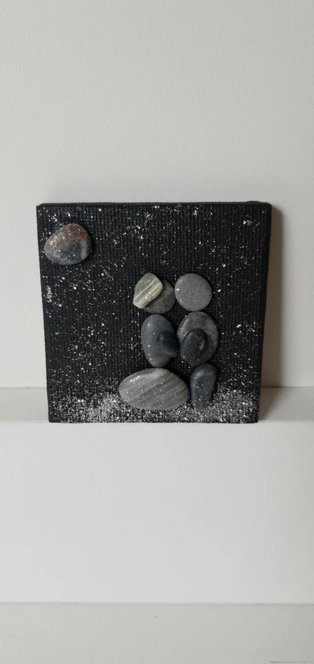 Guijarro arte "Enamorado" / "Propuesta de matrimonio" artesanía  Foto 1 de 4