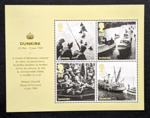 2010 BRITAIN ALONE: EVACUATION FROM DUNKIRK MINI SHEET MNH SG MS3086 - Bild 1 von 1