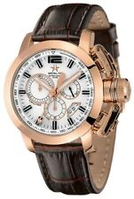 Metal CH 2319.44 Mens Chronograph Analog Watch Leather Band Original New 100M WR