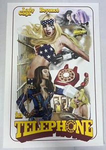 BEYONCE LADY GAGA Telephone LITHOGRAPH POSTER 16x24 - Picture 1 of 10