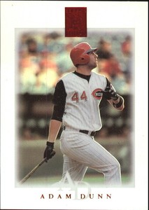 2003 Topps Tribute Contemporary Red Reds Baseball Card #17 Adam Dunn/225