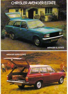 Chrysler Avenger Estate De Luxe & Super 1977 Original UK Sales Brochure No C9529 - Picture 1 of 1