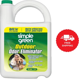 Simple Green 128 oz.Bottle Outdoor Pets Use Odor Eliminator Fresh Clean Scent Fr - Picture 1 of 9