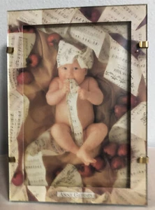 Vintage Anne Geddes Picture Frame 5" x 7" Baby Music Themed Collectible - Picture 1 of 10