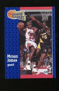 1991-92 FLEER # 220 MICHAEL JORDAN LEAGUE LEADERS NM-MT MSS001 - Picture 1 of 2