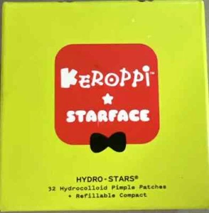 Keroppi x Starface Hydro-Stars 32 Hydrocolloid Pimple Patches + Refill Compact - Picture 1 of 2