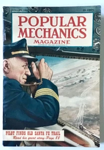Popular Mechanics Magazine - January 1950 - Aerial Archaeology finds Santa Fe Tr - Picture 1 of 2
