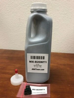 (350g) MX-B20NT1 Toner Refill for Sharp MX-B201D Digital Copier + Reset Chip - Image 1 of 4