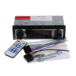 1 Pc Car Stero FM retro radio car 12V Player Bluetooth Stereo MP3 USB AUX WAV FM - Bild 1 von 7