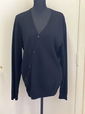 Cárdigan negro de lana con cuello en V talla L para hombre ARMANI EXCHANGE Foto 1 de 4