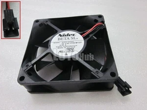 For Nidec D08A-24TS2 Server Square Fan DC 24V 0.23A 80x80x25mm 2wire 2-Pin - Picture 1 of 3