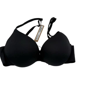 Skims Ultimate Push-Up Plunge Bra New with tags Onyx Black Size 36C - Picture 1 of 5