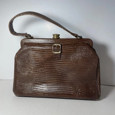 1940 年代复古人造压花皮革钱包 — 第 1/4 张图片