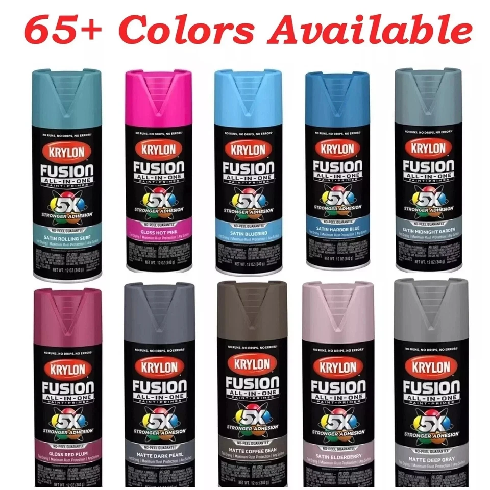 Krylon Fusion All In One Spray Paint 5x stornger 12 Oz, 65+ Colors - Image 1 of 1