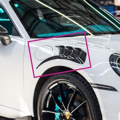 Fender Vents Louvers for Porsche 911 with Body 992 Carbon Fiber (1 Piece L or R) - Image 1 of 3