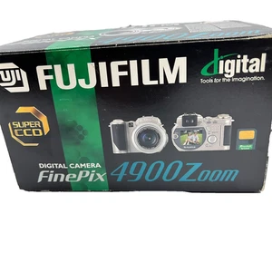 Fujifilm FinePix 4900 Zoom Digital Camera w/ 6x Optical Zoom & Auto Focus Silver - Picture 1 of 17