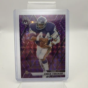 2025 Mosaic Football Chuck Foreman Purple Color MATCH /49 #161 - Bild 1 von 6