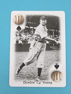 2000 U.S. Playing Card Co. All Century Team #J Cy Young Spiders BASEBALL Card 4F - Picture 1 of 2