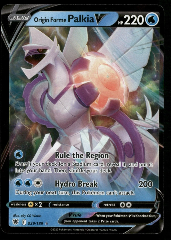 Origin Forme Palkia V SWSH10: Astral Radiance 039/189 Pokemon TCG - Image 1 of 2