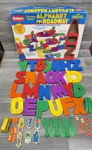 Vintage 1988 Playskool Sesame Street ALPHABET ROADWAY Train Incomplete In Box - Picture 1 of 6