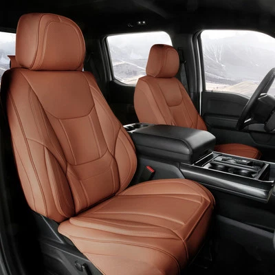 Ford F-350 Super Duty Seat Covers - Custom-Fit, Comfort Leather - Image 1 of 4