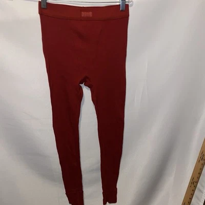 SKIMS 棉罗纹打底裤砖红色 S 码新品 — 第 1/4 张图片