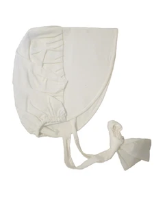 Girl Small White PRAIRIE SUN BONNET, AMISH, REENACTMENT, CIVIL WAR, COLONIAL - Picture 1 of 1