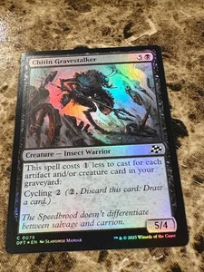 CHITLIN GRAVESTALKER Magic MTG Aetherdrift Foil - Bild 1 von 2