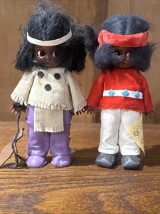 Muñecas Apache Carlson Collectors de Colección: Navaho Brave #6-13 Sleepy Eyes - Imagen 1 de 11