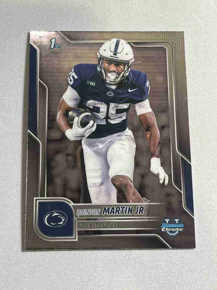 Fútbol americano universitario Bowman Chrome 2025 elige tu base #1-200 - compra más y ahorra Foto 1 de 1