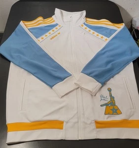 Adidas NBA Los Angeles Lakers Kareem Abdul Jabbar giacca da pista full zip L - Foto 1 di 13
