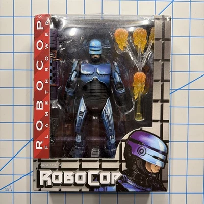 NEW ROBOCOP NECA FLAMETHROWER (Vs. Terminator NES) MIB Figure - Image 1 of 3