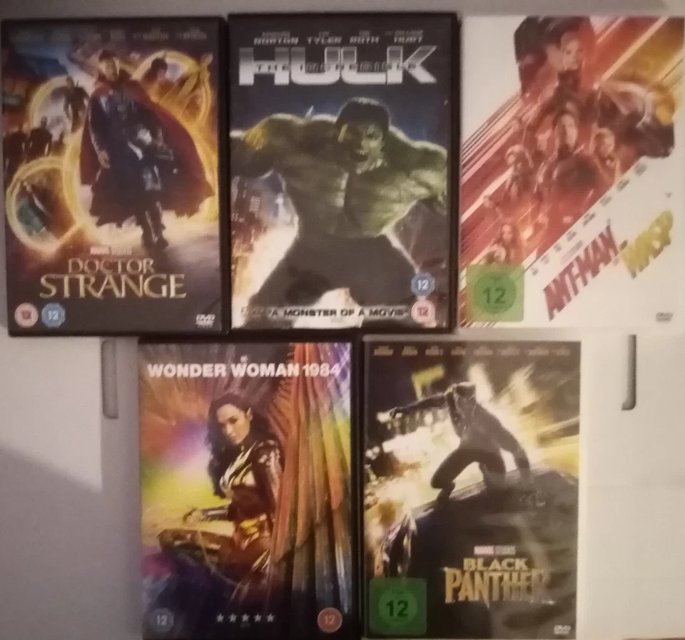 BLACK PANTHER-WONDER WOMAN 1984-ANT MAN & WASP-THE INCREDIBLE HULK-DOCTOR STRANG - Image 1 of 1