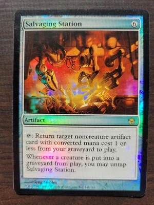 MTG Fifth Dawn Foil - 1 x Salvaging Station (NM) - Image 1 of 3