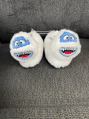 Abominalbal SNOWMAN  RUDOLPH THE RED NOSED REINDEER Kids SIZE 5/6 SLIPPER - Image 1 of 2
