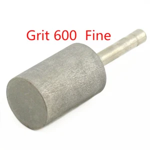 16-25mm  600 Grit Cylinder Diamond Grinding Head Rotary Bit Jade Carving Burrs - Picture 1 of 17