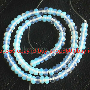 5x8mm Natural Smooth Beautiful Opal Rondelle Gemstone Loose Beads 15" AAA