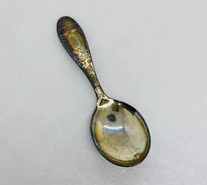 WM Rogers IS Silverplated Birth Record Spoon June 15 1960 “Vick David” 10 - Picture 1 of 9