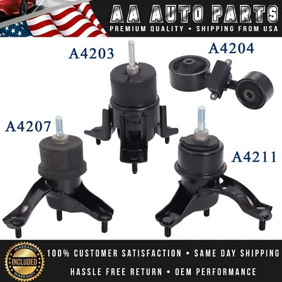 Motor de 4 piezas y montaje de transmisión para Nissan Máxima V6 2002-2003 transmisión automática de 3,5 L Foto 1 de 4