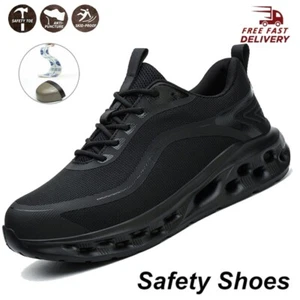Herren Sicherheitsschuhe Unzerstörbar Stahlkappe Arbeitsstiefel Pannenschutz USA - Bild 1 von 26