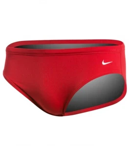 Nike Boys Swim Brief Swimsuit Bottom Youth Core Solid Swimwear TESS0052-640 NWT - Picture 1 of 2