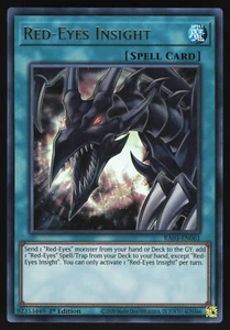 Red-Eyes Insight - RA03-EN061 - Ultra Rare - 1st Edition Yugioh - Picture 1 of 1