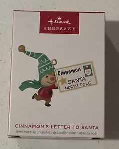 Hallmark Keepsake Ornament Cinnamon's Letter to Santa Limited 2023 Brand New - Picture 1 of 4