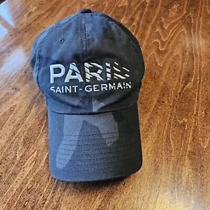 Nike Paris Saint-Germain PSG Heritage86 Adult Hat Campus Cap Black Camo One Size - Picture 1 of 7