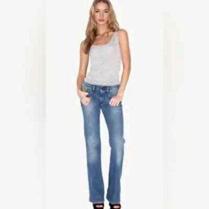 Y2K Diesel Ronhary midrise classic blue denim bootcut jeans. W28 L34 - Picture 1 of 16