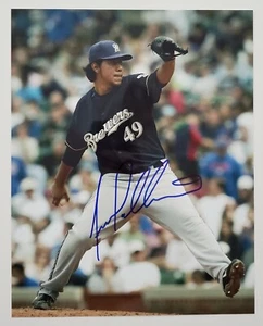 Yovani Gallardo Signed 8x10 Photo MLB Milwaukee Brewers Pitcher RAD - Picture 1 of 1